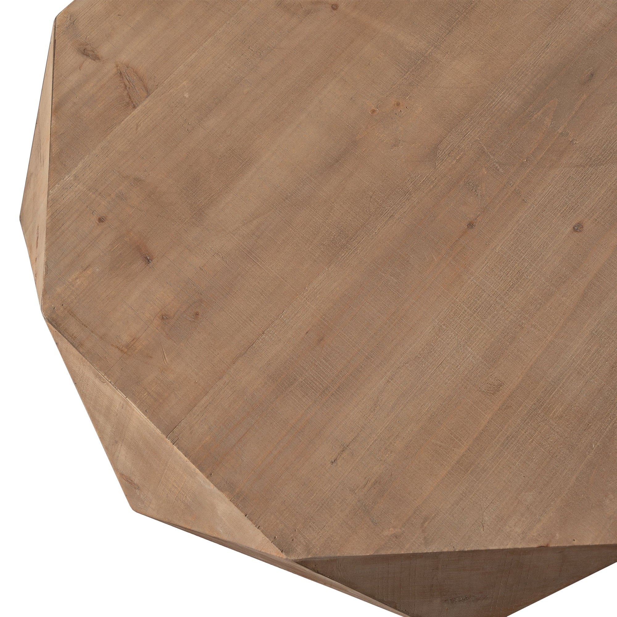 38Three-dimensional Embossed Pattern Coffee Table. Octagon Coffee table. American Retro Style Coffee Table for Office. Dining Room and Living Room. Nature