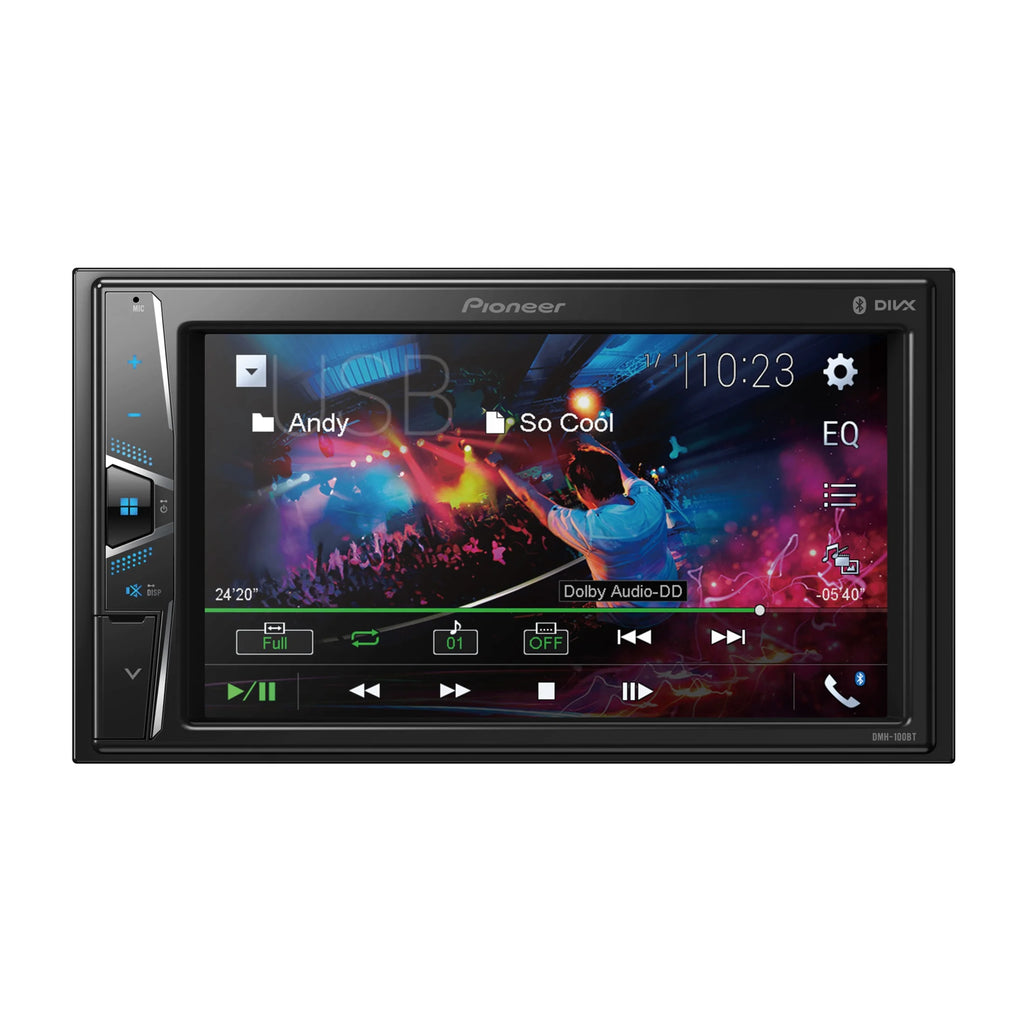 Pioneer DMH-100BT 6.2 - WVGA Display. Built-in Bluetooth - Digital Media Receiver