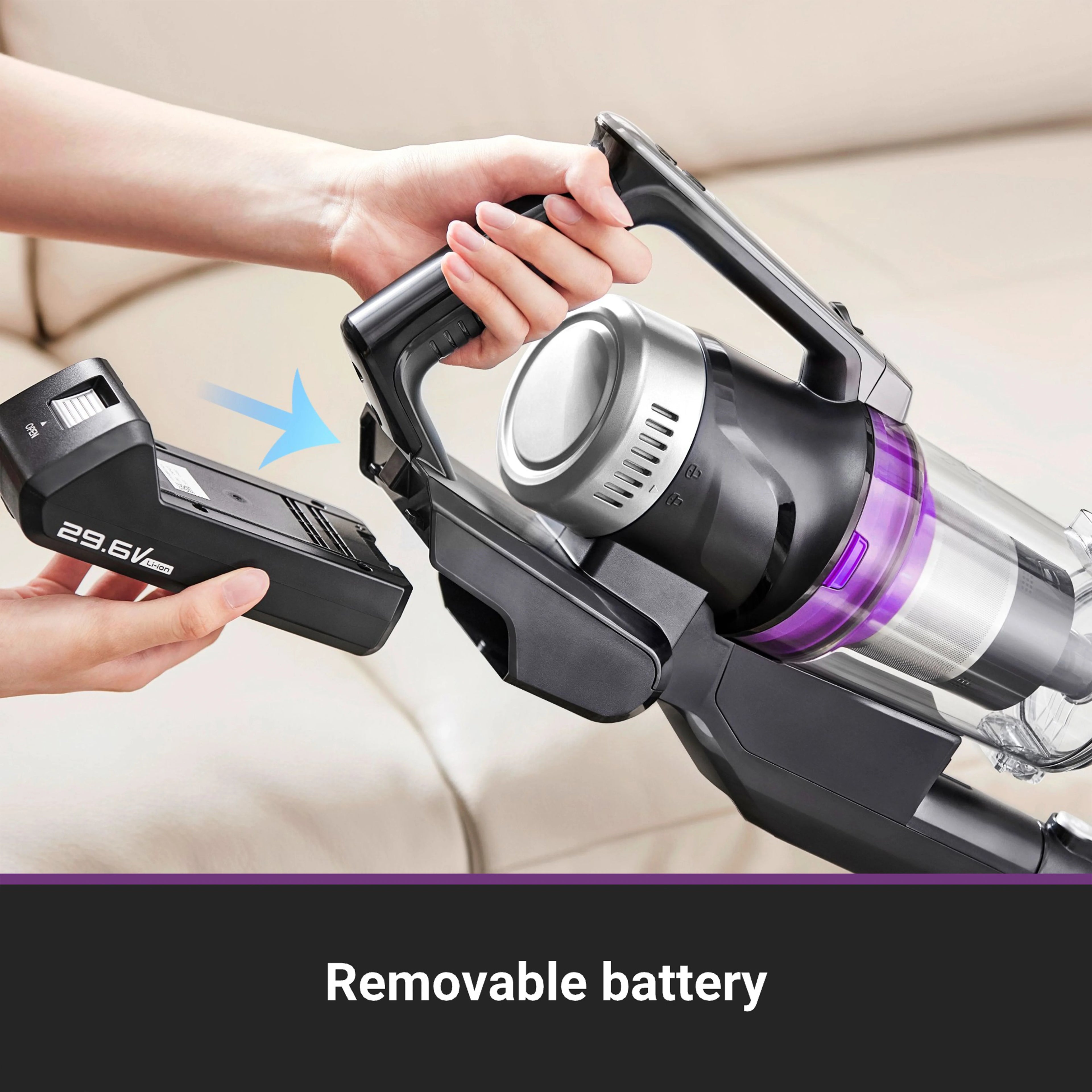 Eureka Stylus Elite Anti-Tangle Cordless Stick Vacuum Cleaner. 60 Minute Runtime. Auto-Empty Dust Station. Pet Hair. Multi-Surface. NEC490SE